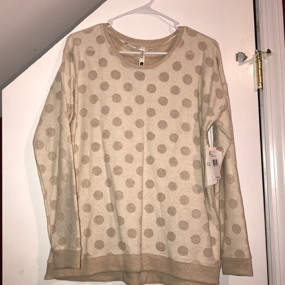 Polka Dot embellished top!